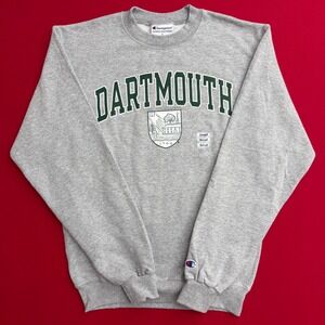 NWT Champion Dartmouth College Sweatshirt Mens Small Gray Crewneck Ivy League